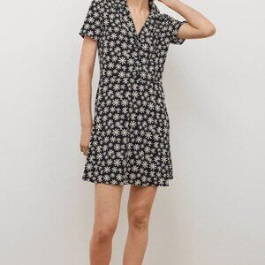 H&M Divided Black Daisy Dress Daisy To All The Boys I Loved Before collection